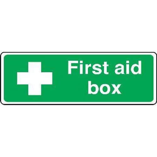 First Aid Box - Sign
