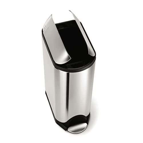 Brushed Steel Butterfly Pedal Bin