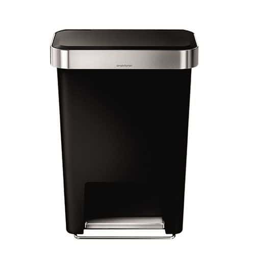 Plastic Rectangular Pedal Bin- 45 L