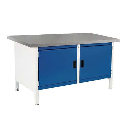 Bott Cubio Heavy Duty Industrial Workbench With Lino Worktop HxWxD 840x1500x750mm