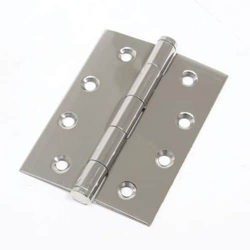Pressed Butt Hinge - 102 x 76 x 2mm - Polished Stainless Steel