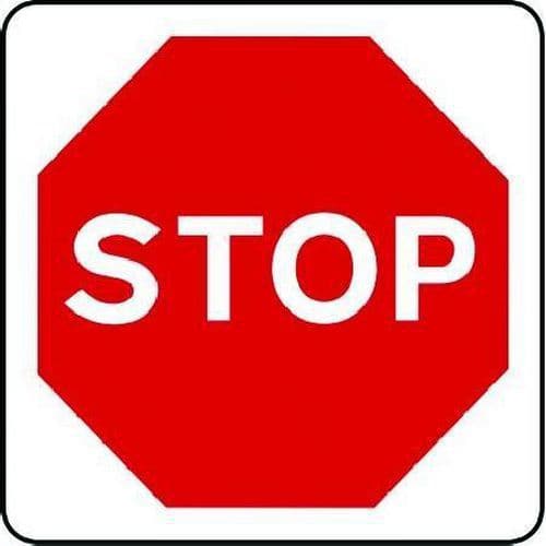 Stop - Aluminium Sign