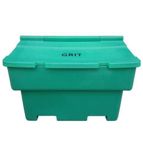 Green Grit Bins - 200 Litre & 350 Litre - Salt/Sand Storage Containers