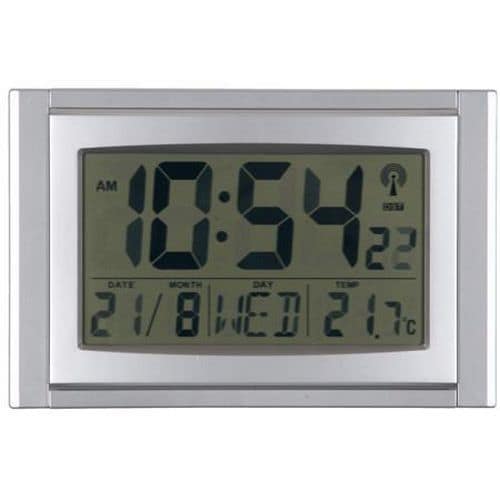 Radio Controlled Digital Clock and Calendar - LCD Screen