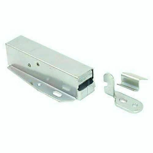Heavy Duty Automatic Touch Latch - 75mm - Bright Zinc Plated