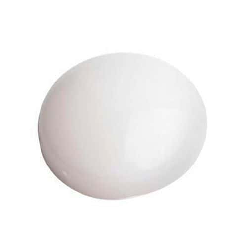 Plastic Screw Domes - White - Pack of 100