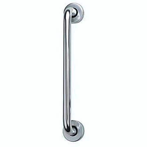 Budget 19mm Rose Fix Pull Handle - 300mm Centres - Aluminium