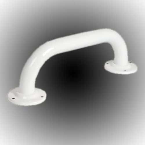 35mm Steel Grab Rail - 300mm - White