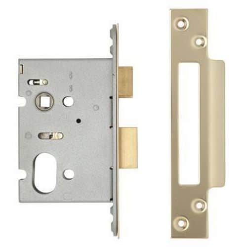 A Spec Architectural Oval Sashlock 76mm Case 57mm Backset Pvd Brass