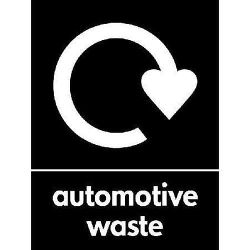 Automotive Waste Sign