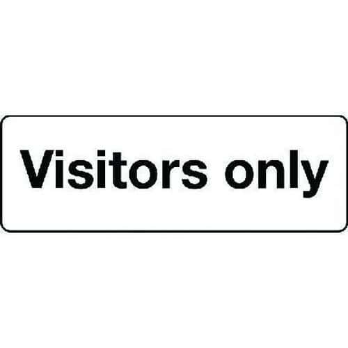 Visitors only Sign