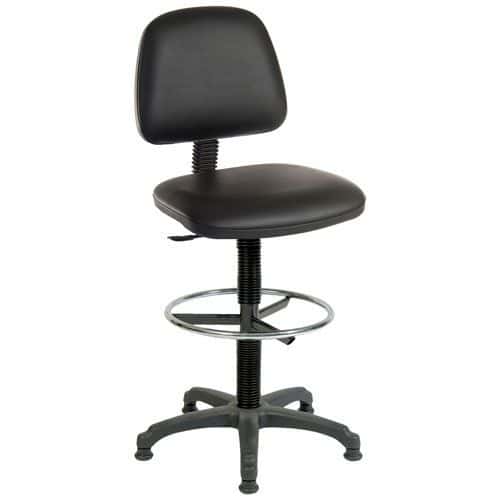 Polyurethane Draughtsman Chair with Glides