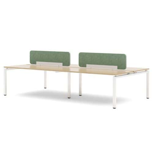 Verco Oblique 4 Person Bench Desk