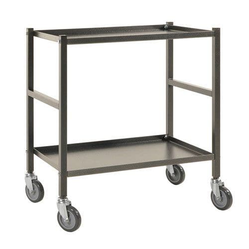 Industrial Two Shelf Table Trolley