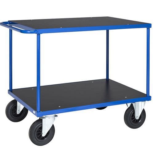 Heavy Duty Trolley - Two Laminate Shelves for Industrial Use