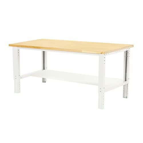 Bott Cubio Height Adjustable Workbench Shelf & MPX Top 740-1140x2000x750mm