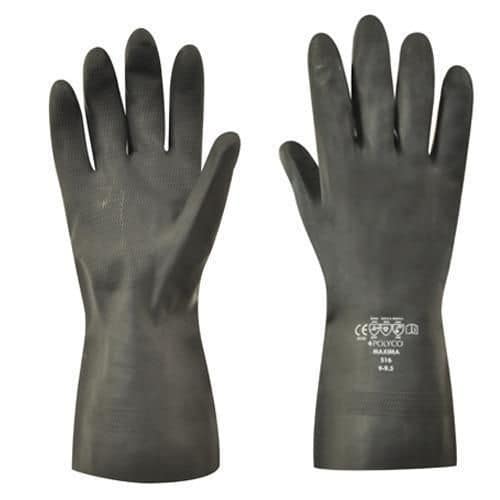 Polyco Maxima Latex Chemical Gauntlet - Pack of 12