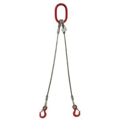 Double Leg Wire Rope Slings for Heavy-Duty Lifting and Transport