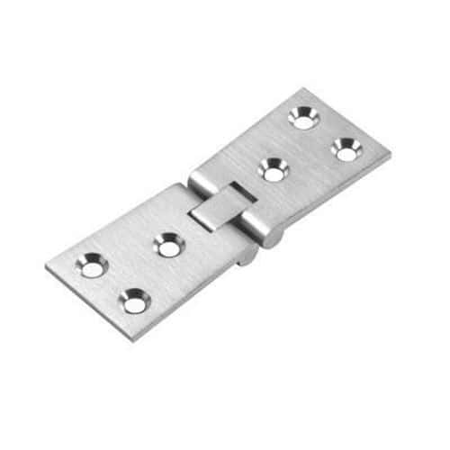 Counter Flap Hinge - 100 x 38 x 3mm - Satin Chrome