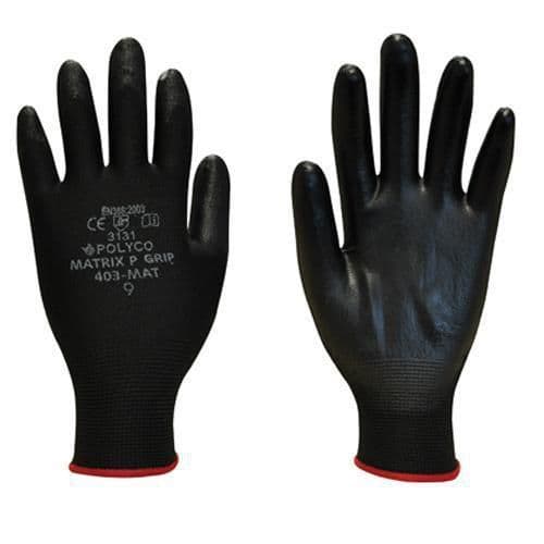 Lightweight Nylon - PU Gloves - Pack Of 12