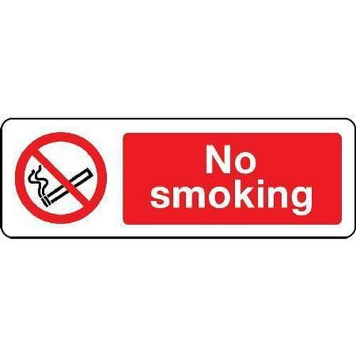 Small No Smoking Sign