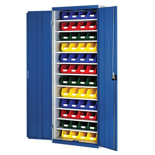 Bott Cubio Workshop Storage Cabinet With 48 Bins HxW 2000x800mm