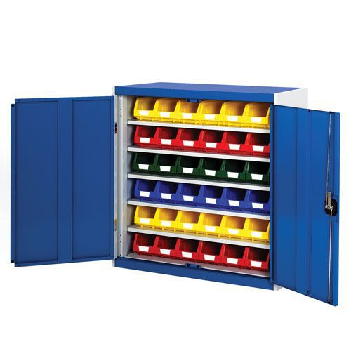 Bott Cubio Workshop Storage Cabinet With 36 Bins HxW 1000x1050mm