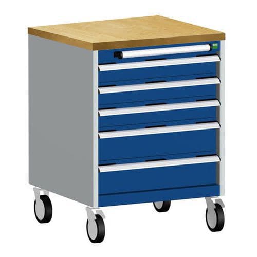 Bott Cubio Multi Drawer Mobile Tool Storage Cabinet 890x650x650mm