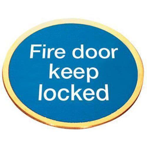 Fire Door Keep Locked - Prestige Sign