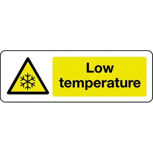 Low Temperature - Sign