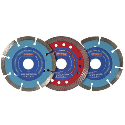 Diamond Blades- Assorted Pack of 3