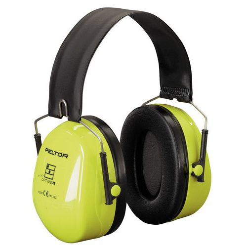 Optime II high visibility ear defenders