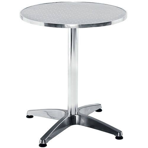 Plaza Round Aluminium Table