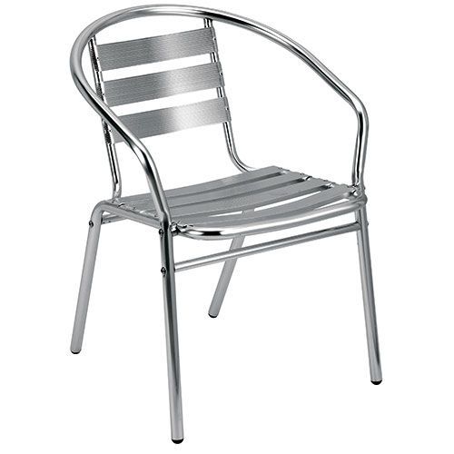 Plaza Aluminium Armchair - Outdoor Seating Chair - Robust