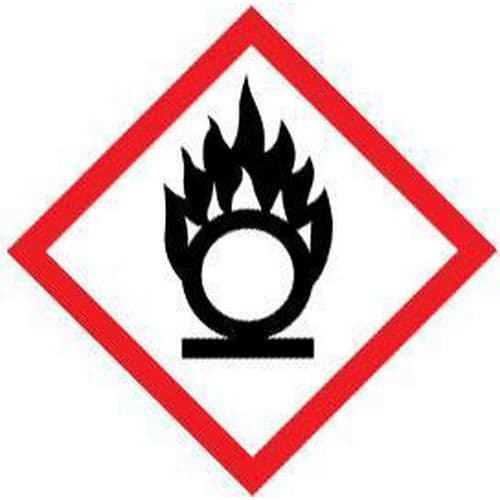 Oxidizing Gases Symbol Stickers