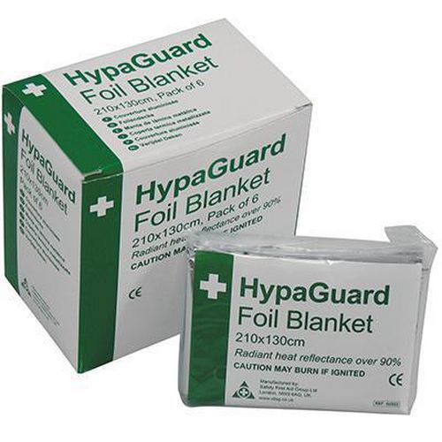 Foil Blankets - For Safety & First Aid - HypaGuard
