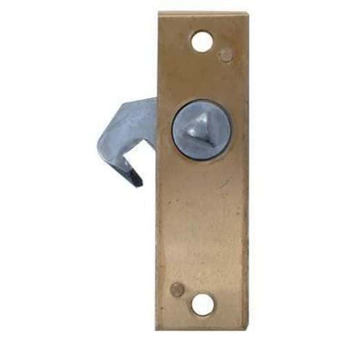 Hook Bolt Budget Lock - 78 x 23mm - Left Hand - Brass