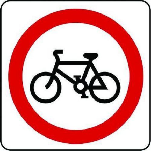 No Cycling - Aluminium Sign