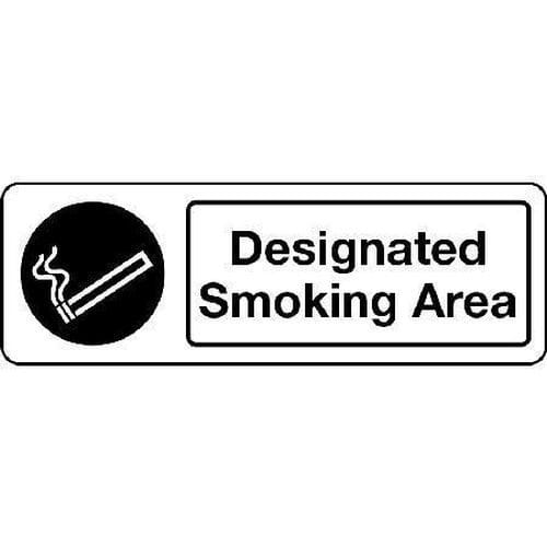 Designated Smoking Area - Sign