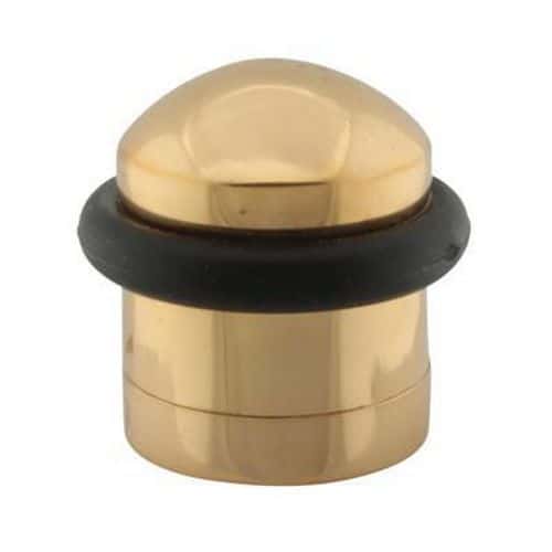 Designer Floor Door Stop - 30 x 37mm - Polished Brass