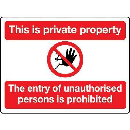 This Is Private Property - Sign