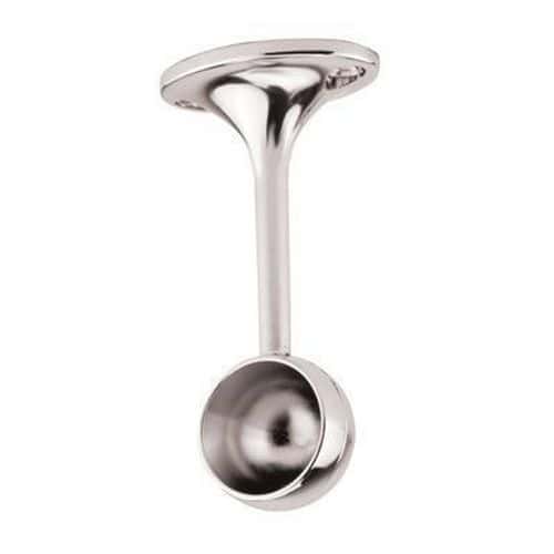 End Hanging Bracket - 25mm - Chrome Plated