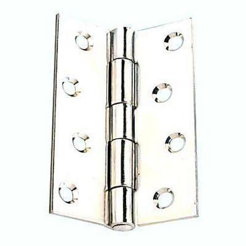 Strong Steel Hinge - 100 x 74 x 2.5mm - Zinc Plated