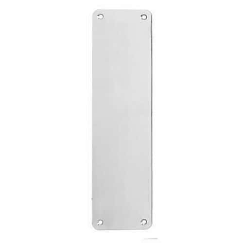 Altro Plain Finger Plate - 375 x 75 x 1.5mm - Polished Stainless