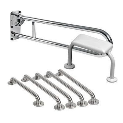 Rail Only Low Level DOC M Pack - Satin Stainless Steel
