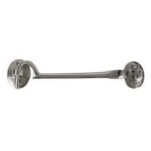 Heavy Silent Cabin Hook & Eye - 250mm - Satin Nickel