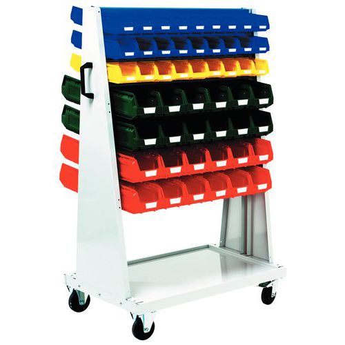 Mobile rack for picking bins - Large model