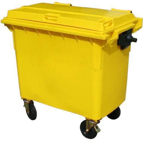 Large Four Wheel Wheelie Bin - 660L