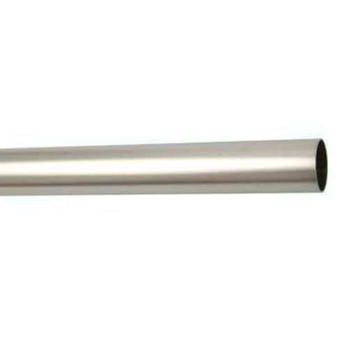 19mm Round Steel Tube - 1829mm Length - Brushed Nickel