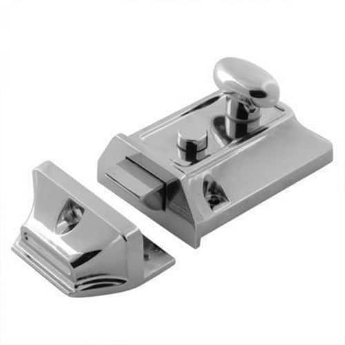 Traditional Nightlatch - 60mm Backset - Polished Chrome